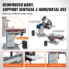 VEVOR Belt Grinder Sander Variable Speed Belt Polisher with VFD 1500W Knife Sharpener with Grinding Moulds & 3PCS Sanding Belts 6
