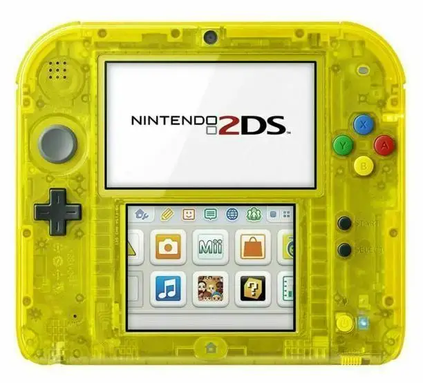 Nintendo 2DS de Edición Coleccionista Limitada con Carcasa  Transparente-Reformado DE LA Consola de Juegos Original Nintendo 2DS