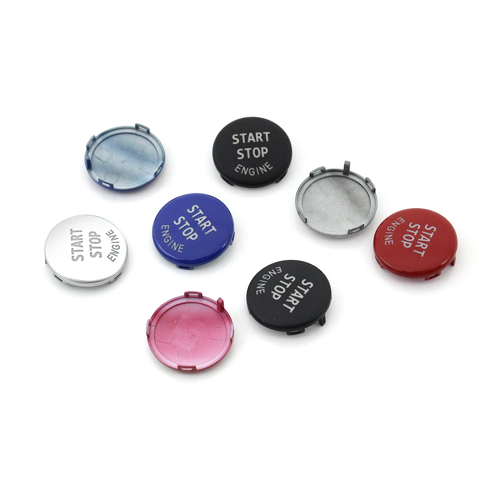 Car Engine Start Stop Switch Button Cover For BMW E Series 3S X1 X5 X6 E87 E60 E70 E71 E83 E84 E89 E90 E91 E92 E93