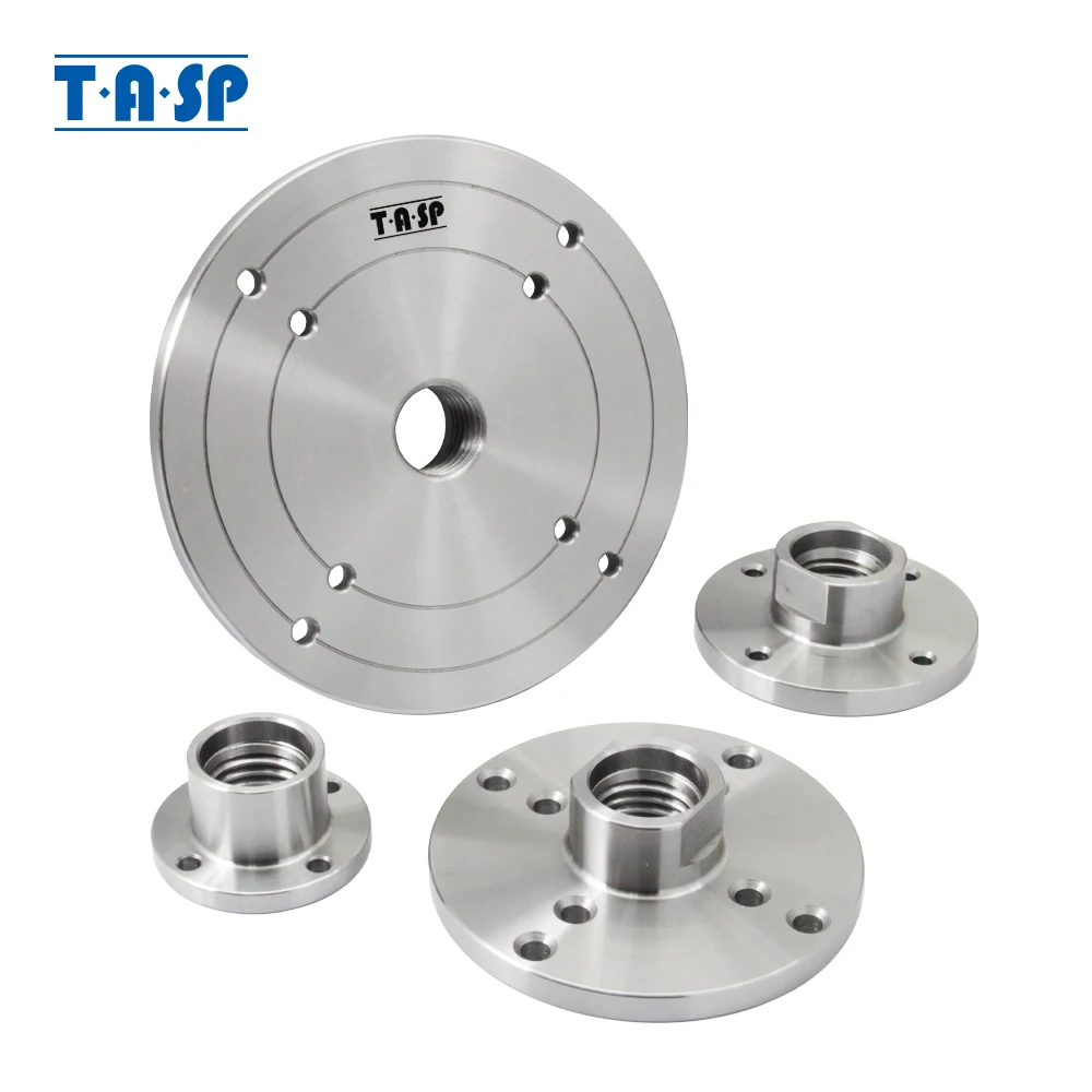 TASP Wood Lathe Face Plate for M33 M18 1 Inch Threaded Woodworking Turning Machine Chuck 2