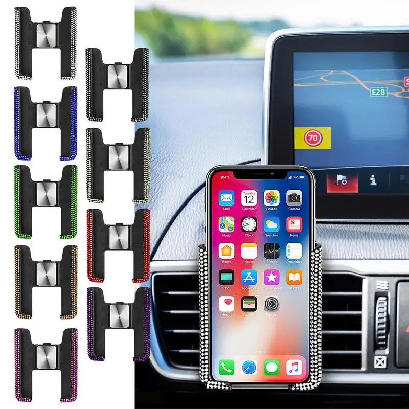 

Car Phone Holder Shining 360 Rotatable Car Phone Holder Air Vent Mount Dashboard Car Mobile GPS Mount Auto Cell Phone Holder