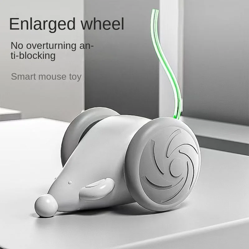 

Интерактивная игрушка для кошек-саморазвлекательная и снятие стресса, с умным беговым автомобилем и автоматической мышью