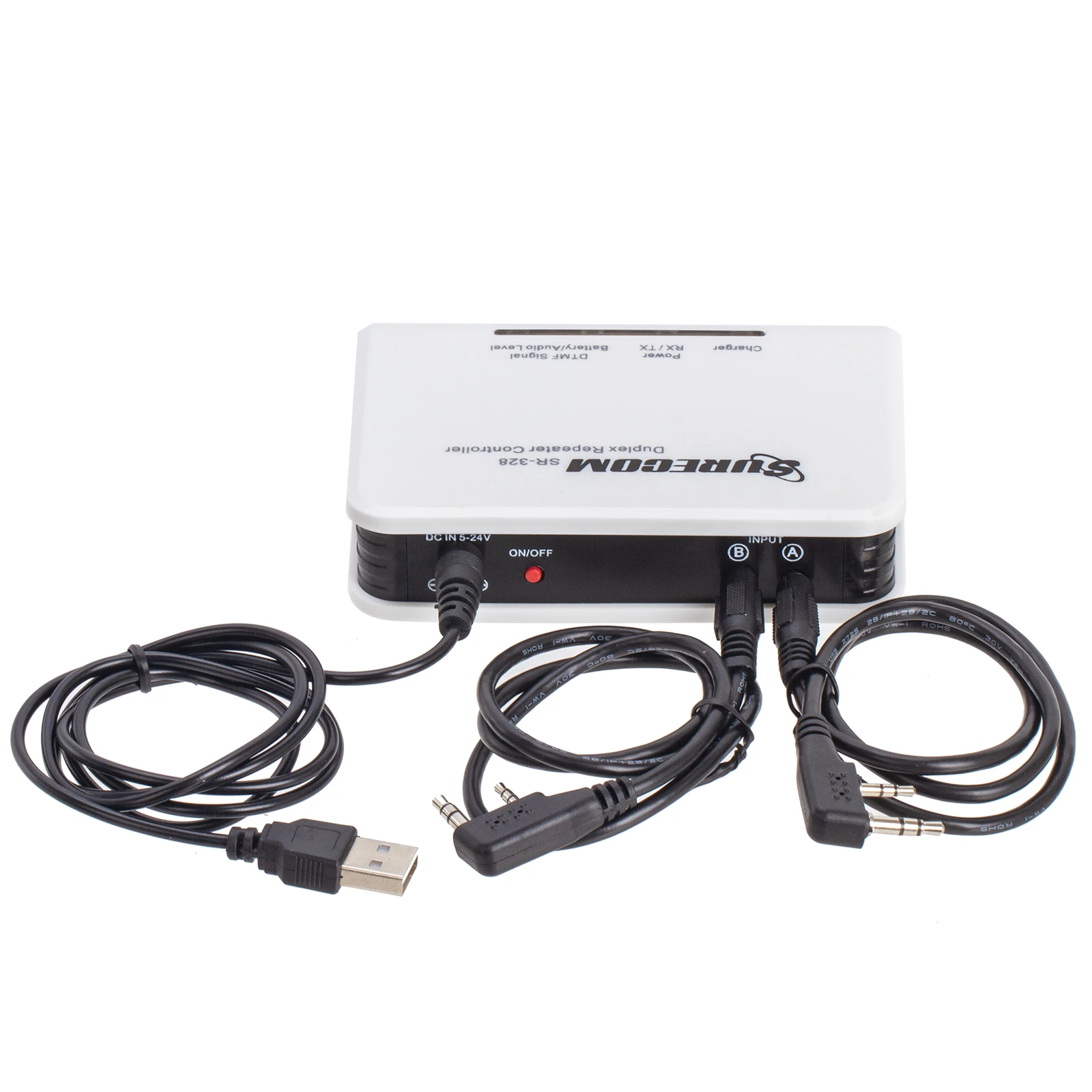 Surecom SR-328 Two Way Duplex Repeater Controller with Radio Range Extender for Walkie Talkie