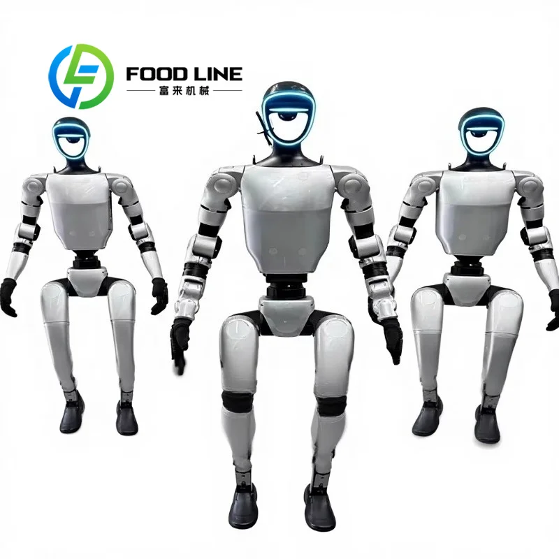 Robot umanoide da laboratorio per trasferimento preciso di reagenti, smistamento campioni e lettura strumenti per un laboratorio stabile a lungo termine