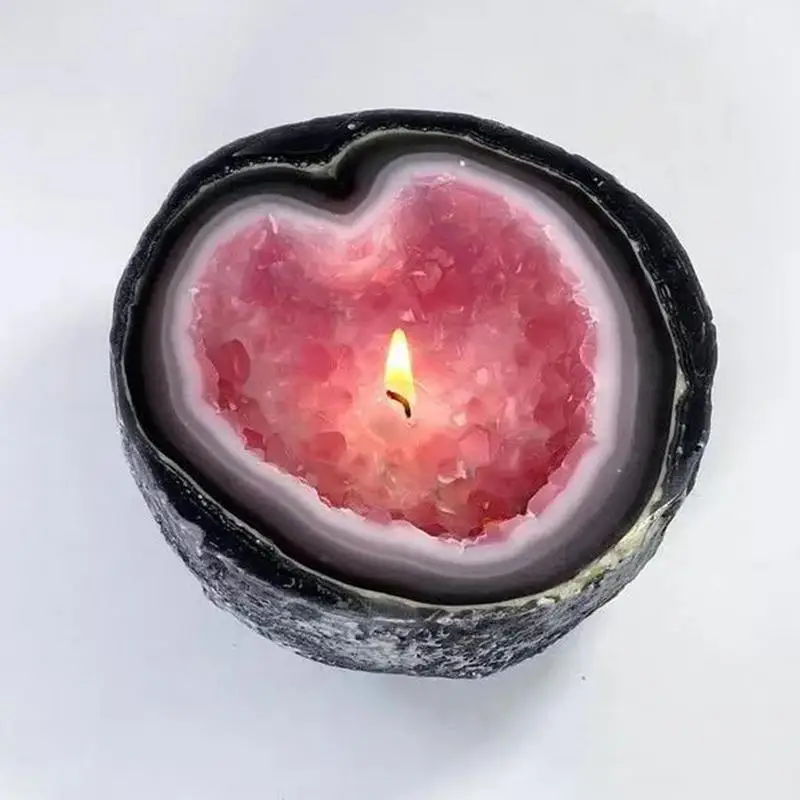 Candle Bowl Centerpiece Candlestick Bowl Outdoor Resin Decorative Balcony Patio Crafts Desktop Ornaments Retro For Engagement 5