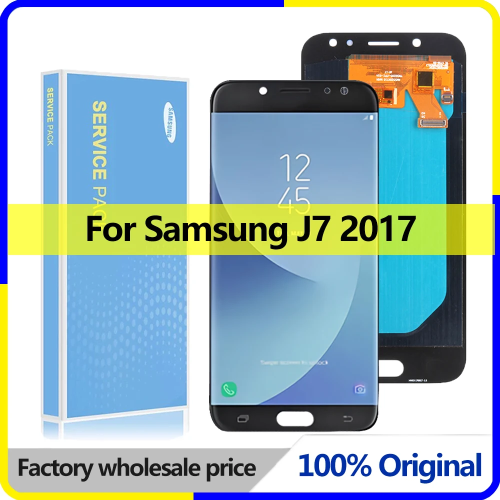 100-Original-Digitizer-Touch-Screen-with-LCD-for-Samsung-Galaxy-J7-2017 ...