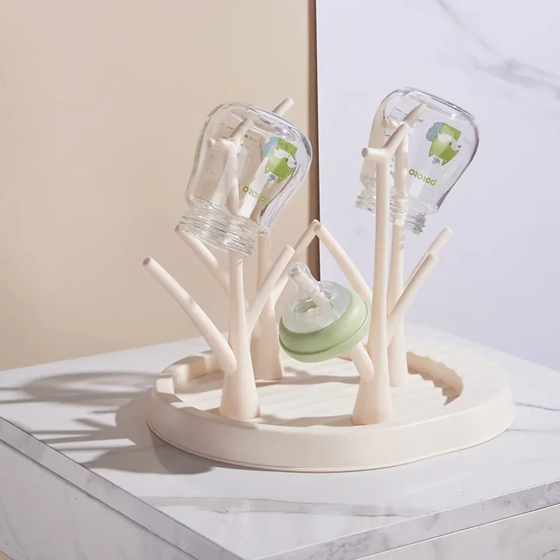 Baby Bottle Drying Rack Removable Baby Bottle Holder Cleaning Dryer Drainer Storage Rack Tree Shape For Babies Bottles Item baby bottle drying rack,feeding bottle drying rack,bottle drying rack