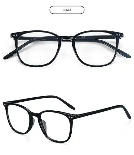 ZENOTTIC Casual Square Optical Prescription Eyeglasses Frames Unisex Ultralight Acetate All Day Comfort Spectacle Frame - Image 3