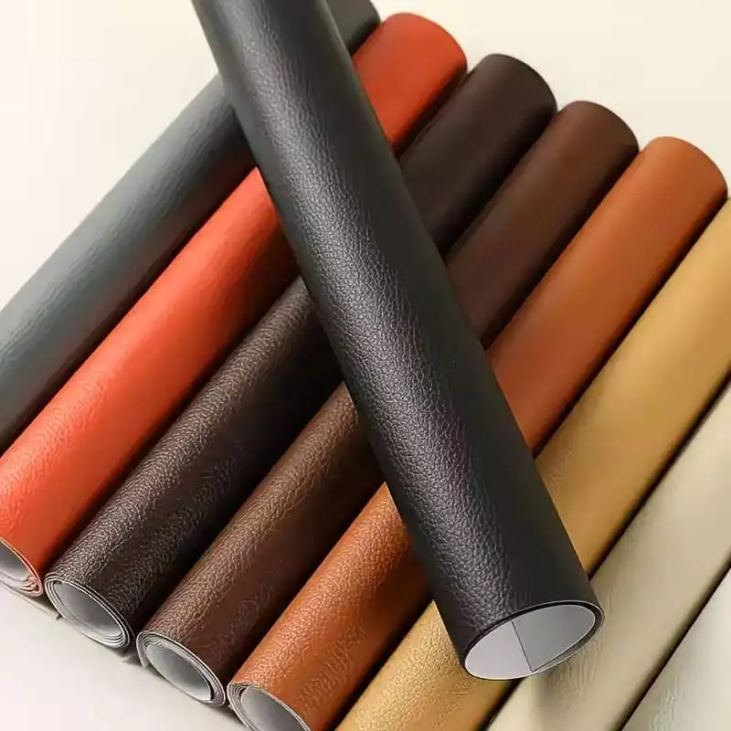 50x138cm 자가 접착 PU 합성 가죽 수리 패치 세트 (자동차 시트, 사무실 의자, 가구용) 간편 사용 유지 관리 키트