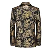 Blazer New Men's Fashion Business Gentleman Slim Print British Style Outdoor Performance Trend Wedding Banquet Casual Blazer 4