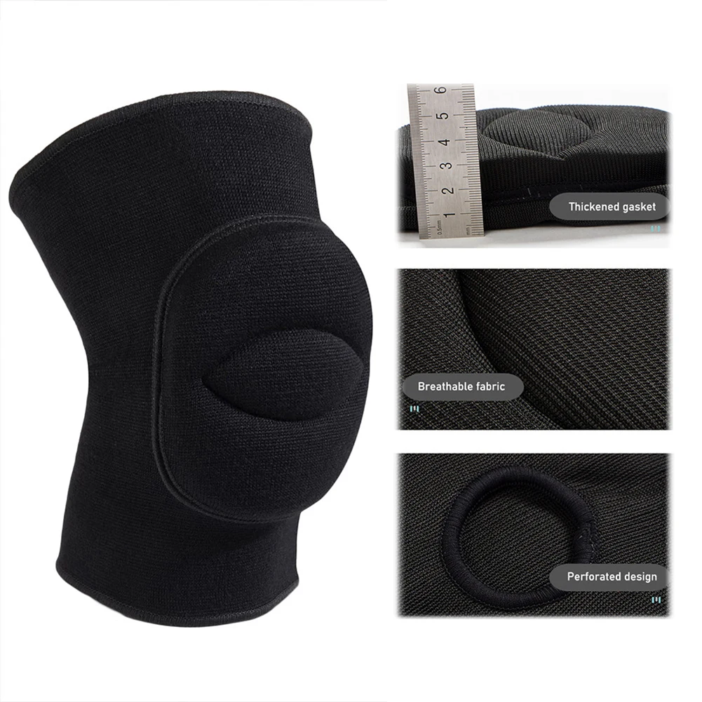 Dance Volleyball Knee Pads Soft Breathable Knee Pads for Men Women Kids Elastic Knees Protective Brace for Yoga Workout 1 Pair