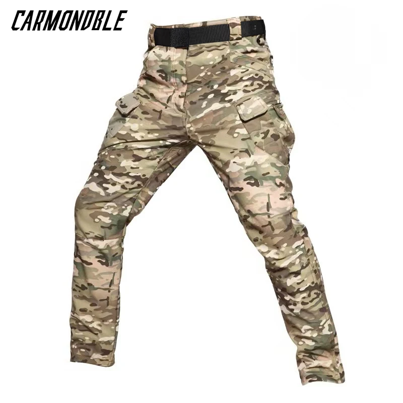 Man's Bicycle Pants CARMONDBLE Cycling MTB Trousers Quick Dry Motocross Long Pants Mountain Bike Bottoms Pantaloni Ciclismo Uomo