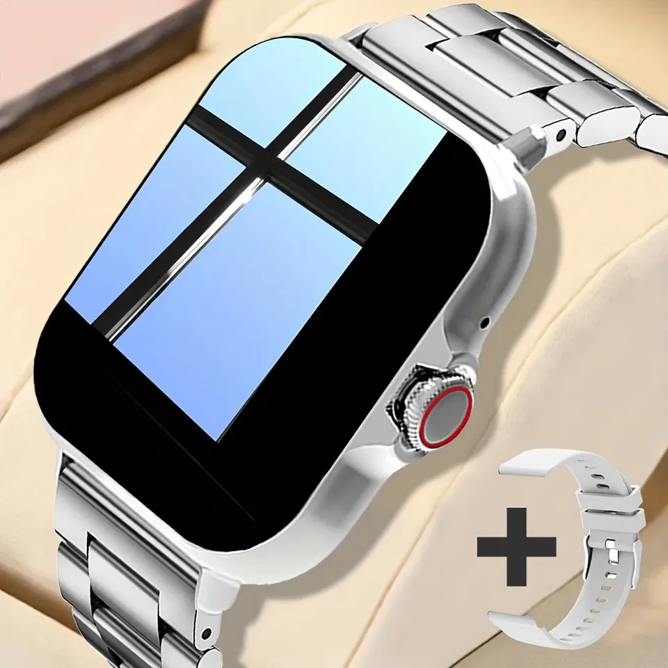 Classic Zinc Alloy Smart Watch 1.84 Inch Touch Screen Wireless Call Multiple Sports Modes Holiday Gift