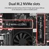 NAS Motherboard J6413 J6412 2*Intel i226-V 1*RTL8125BG 2.5G LANs 2*NVMe 6*SATA3.0 2*DDR4 1*PCIe Mini ITX Soft Router Mainboard 5