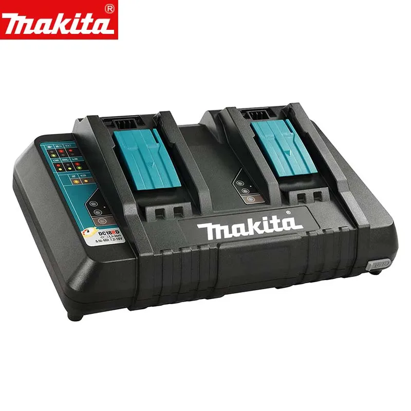 

Makita DC18RD Original Charger 18V LXT Lithium‑Ion Dual Port Rapid Optimum Charger