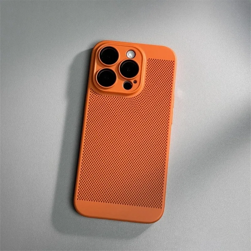 Ultra Thin Honeycomb Mesh Hard PC Case with Lens Protection and Heat Dissipation