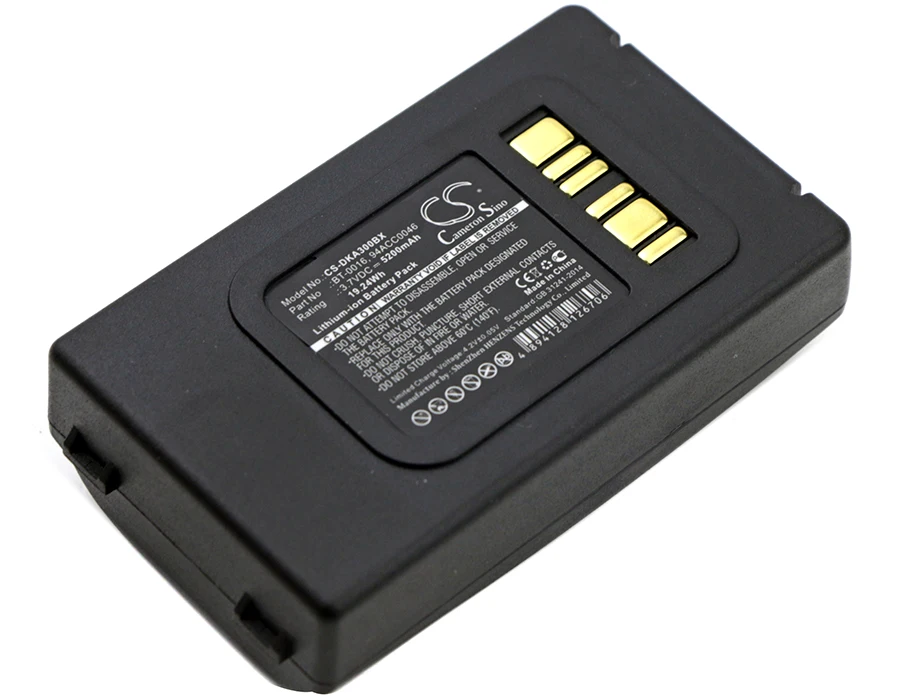 

5200mAh Datalogic 94ACC0046 94ACC0048 BT-0016 Аккумулятор для Скорпион X3 Скорпион X4
