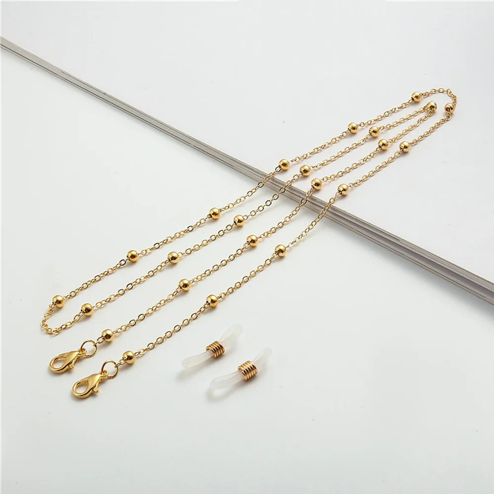 Glasses Chain Beaded Daisy Flower Beads Hangs Mask Strap Handmade Necklace Sunglasses Lanyard for Women