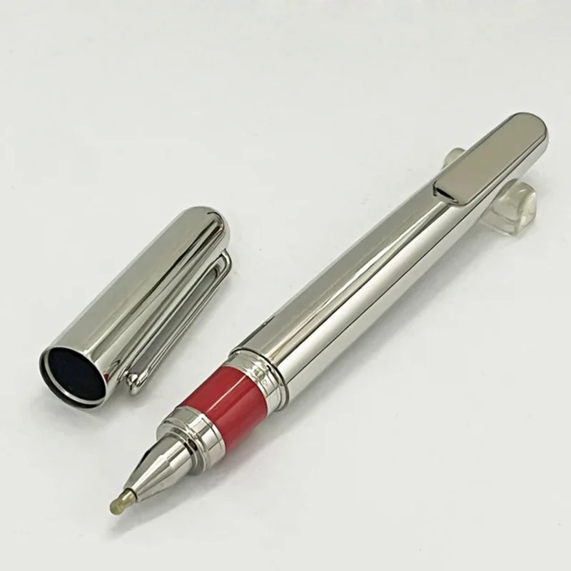 TS-MB Luxury Limited Edition M Series Magnetic Gray and Silver Metal Rollerball Pen Writing Smoth Office Stationery