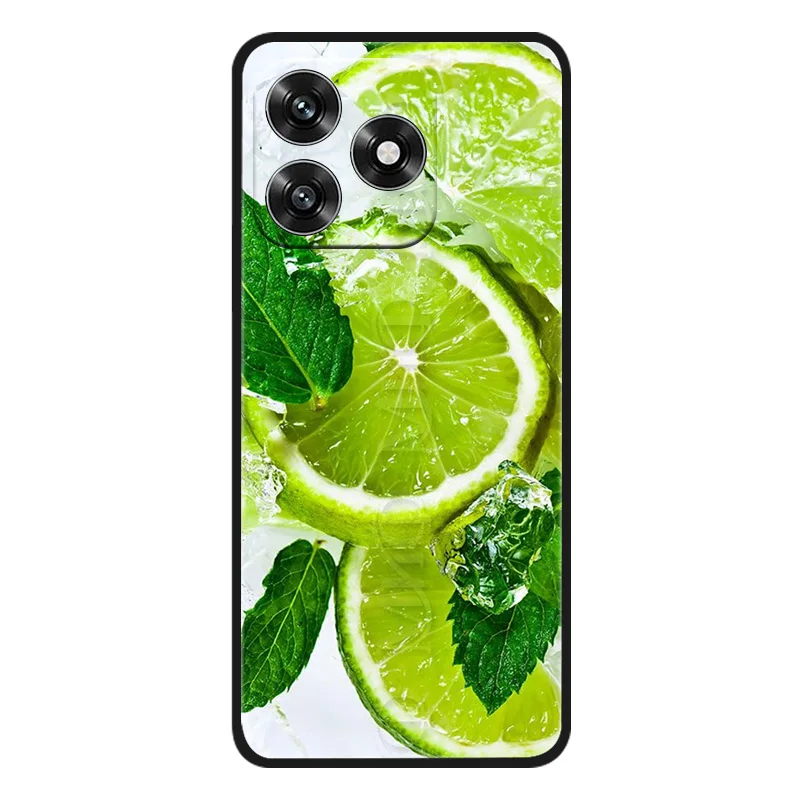 Premium Silicone Soft TPU Back Cover with Camera Protection Bumper