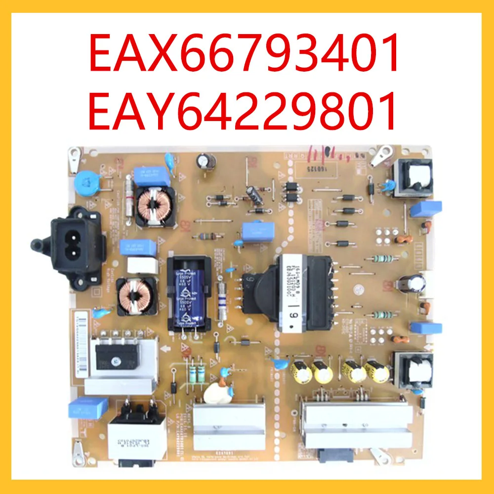 

Оригинальная плата питания EAX66793401, плата блока питания для телевизора 49UH6500-CB плата EAX66793401 (1,6) EAY64229801, плата блока питания для телевизора