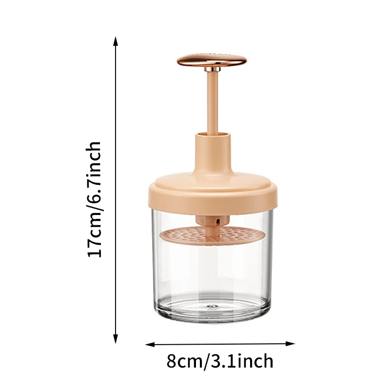 1Pc Whisk for facial cleansing push type fluffy cream foamer facial cleanser simple cute fine micro-foam wash accessories 3