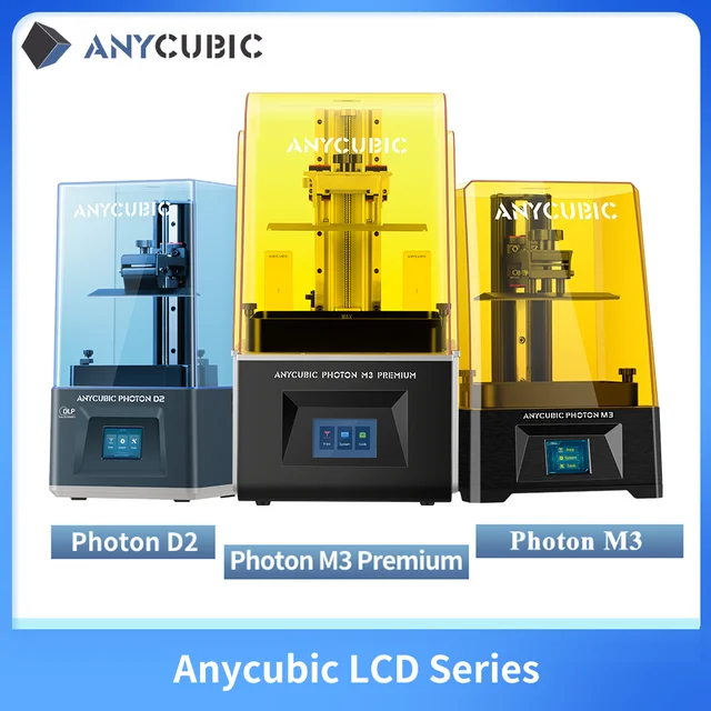 ANYCUBIC 3D Printer LCD 4K Photon Mono 2 Photon M3 Plus MAX 12K Mono M5s And DLP Photon Ultra D2 3d Printing &Wash and cure 2.0 1