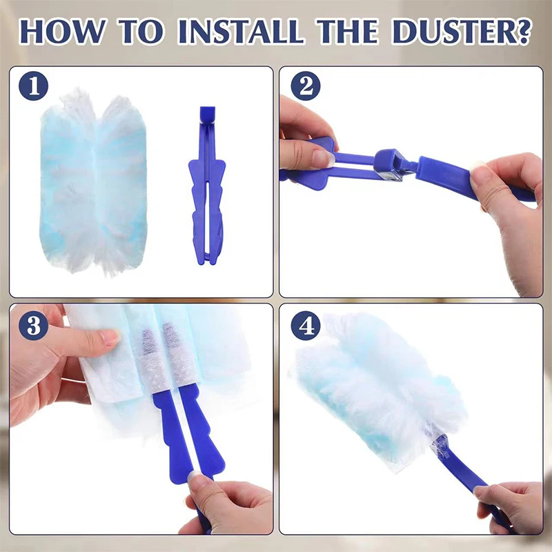Duster Refills Disposable Dust Collector Replaceable Zen Head Thickened Convenient disposable duster refills