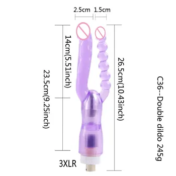28 Types Traditional Sex Machine Attachment 3XLR 3PRONG Attachment Dildo Suction Cup Sex Masturbation Love Machine For Women Man 3