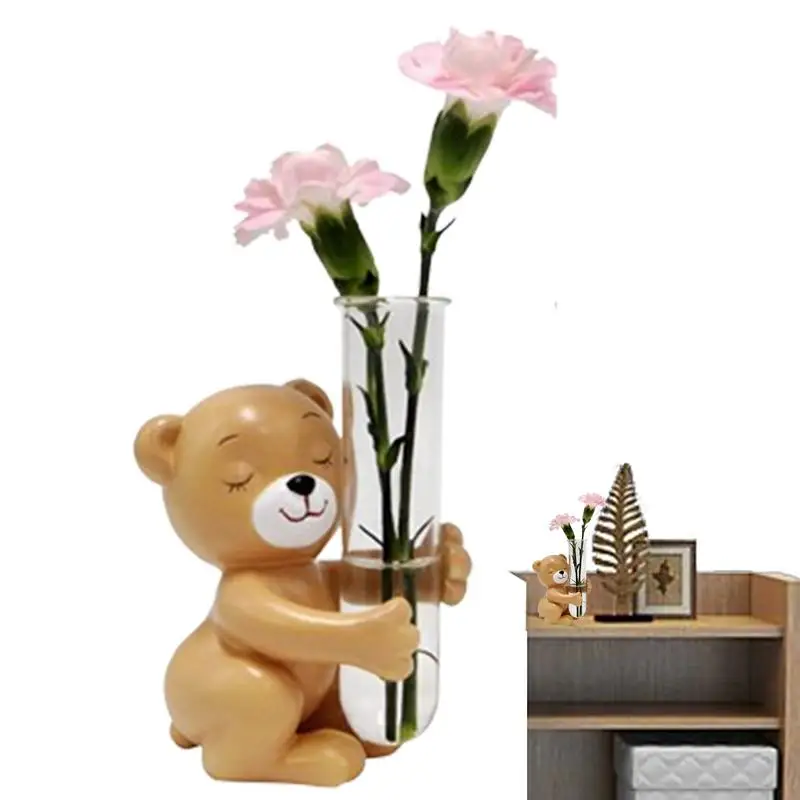 Provetta Fioriera Animale Idroponica Desktop Vasi Decor Provetta Vaso Supporto Desktop Terrario Vaso Vasi Da Fiori