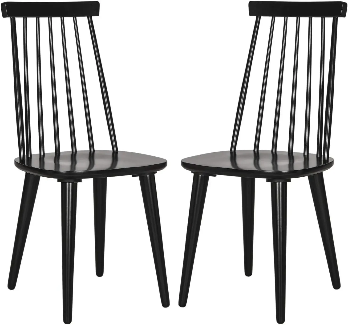 

Furniture suppliesSafavieh American Homes Collection Burris Country Farmhouse Wood Black Spindle Side Chair (Set of 2)