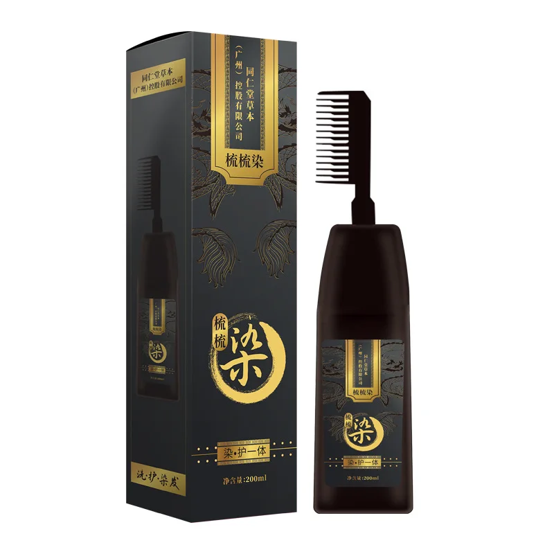 

Professional Hair Coloring Dye Cream – One Comb Cover Gray and White Hair, Pop Color Trend, Bubble Dye