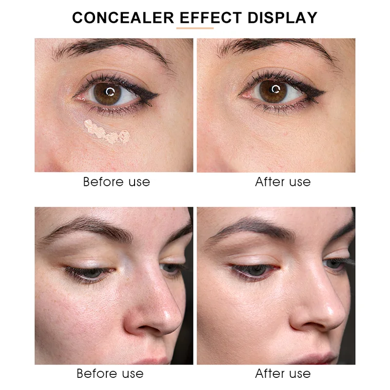 IMAGIC 6Colors Liquid Concealer Makeup Concealer Waterproof Concealer Face Concealer Concealer Cream Waterproof Long Lasting Matte Foundation Oil Control Natural Brighten Skin Cover Flaw Makeup