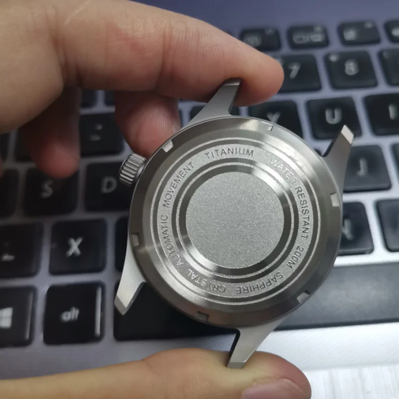 Cassa Per Orologio Pilota In Acciaio Inossidabile Da 39 Mm Vetro - Foto 3