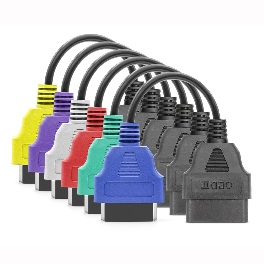

New 4/6 Color Diagnostic Cables Leads for ABS Airbag obd2 scanner Diagnostic cable for F-iat ECU Scan tool car diagnostic tool