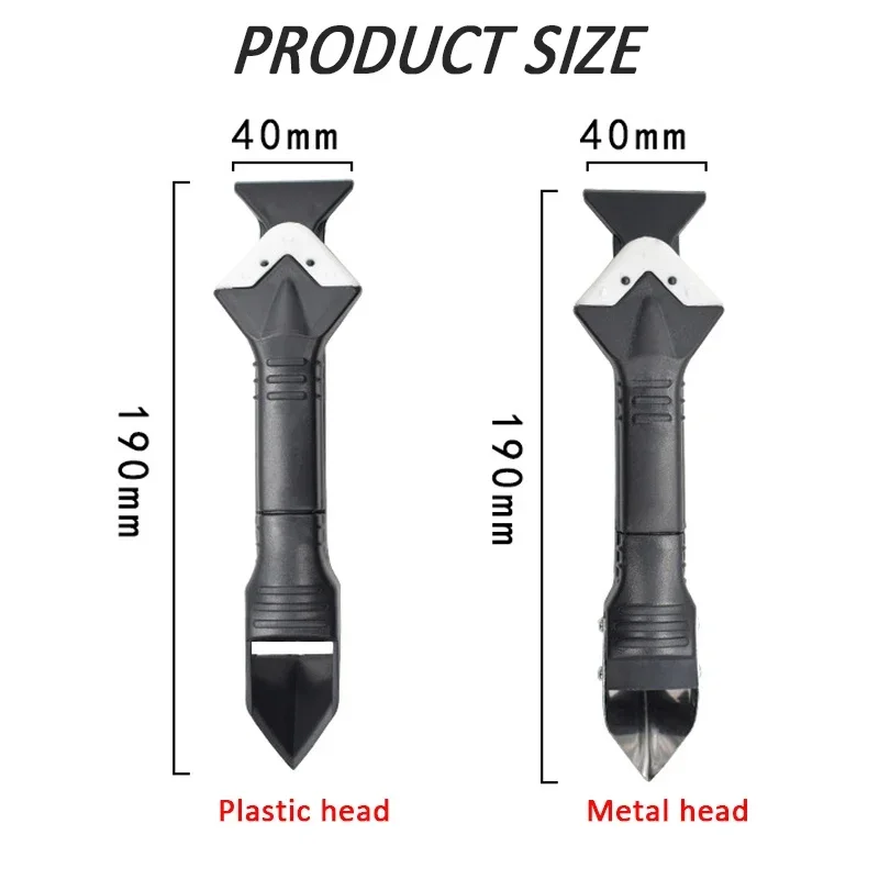 5 In 1 Silicone Scraper Sealant Smooth Remover Tool Set Caulking Finisher Smooth Grout Kit Floor Mould Removal Hand Tools Set
