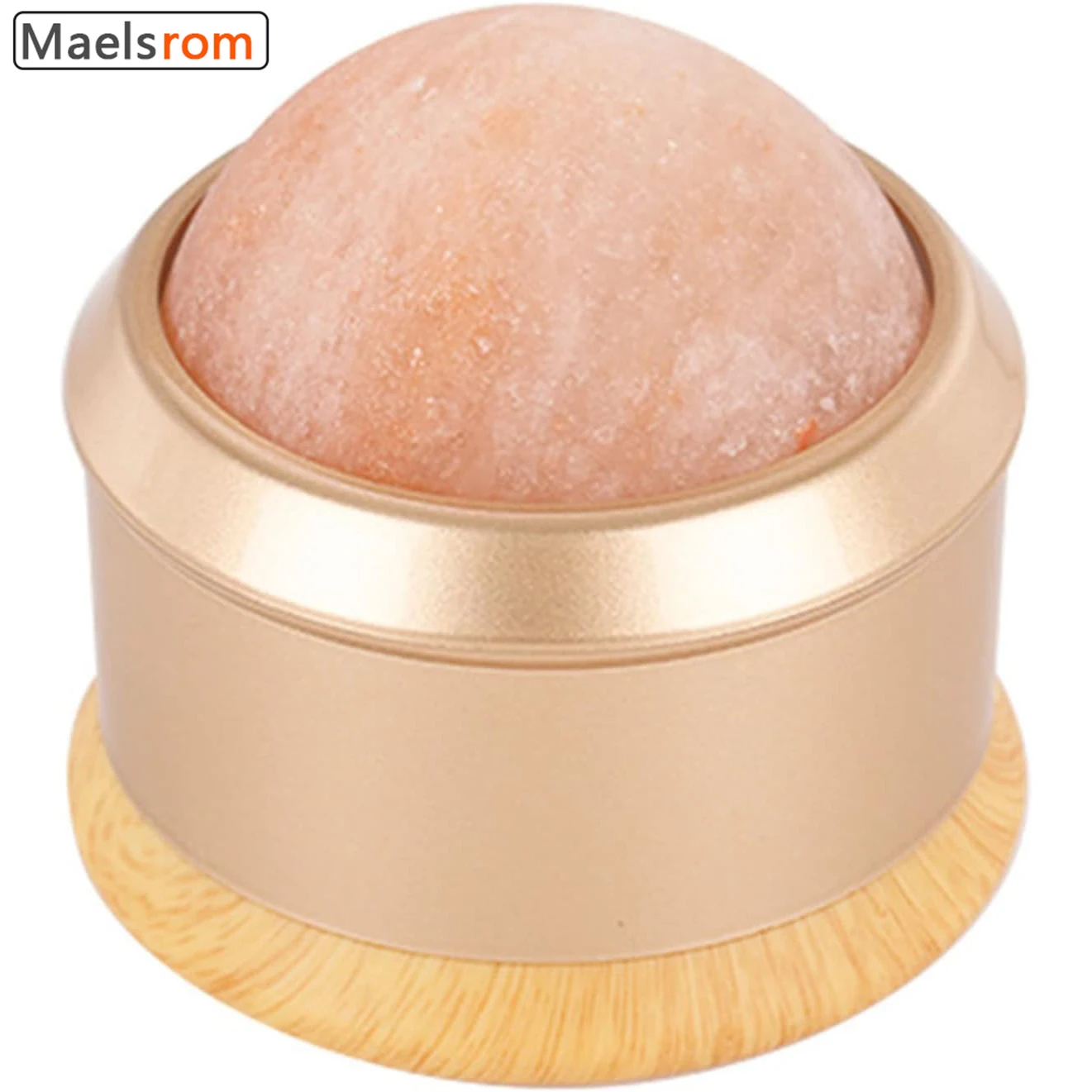 Acrylic And Wood Massage Salt Ball Ice Roller Neck Cervical Jade Scraping Massage Roller Massager Easy Use For Daily Skin Care