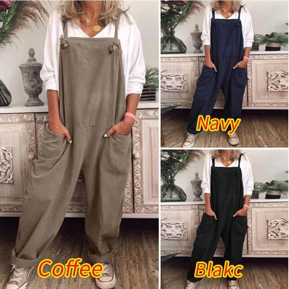 Women Summer Wide Leg Jumpsuits