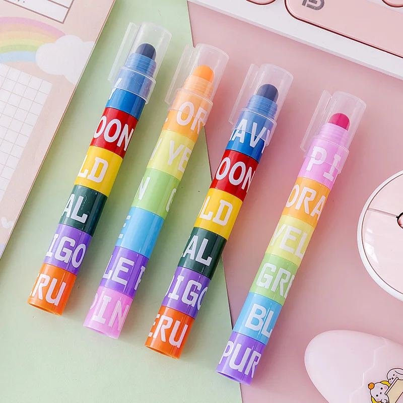 Highlighter Marker Marker Pen 6/12 Colors Splice Mini Bible Highlighters Vintage Candy Colors Pastel Gel Highlighters Gel Dry Highlighter Markers