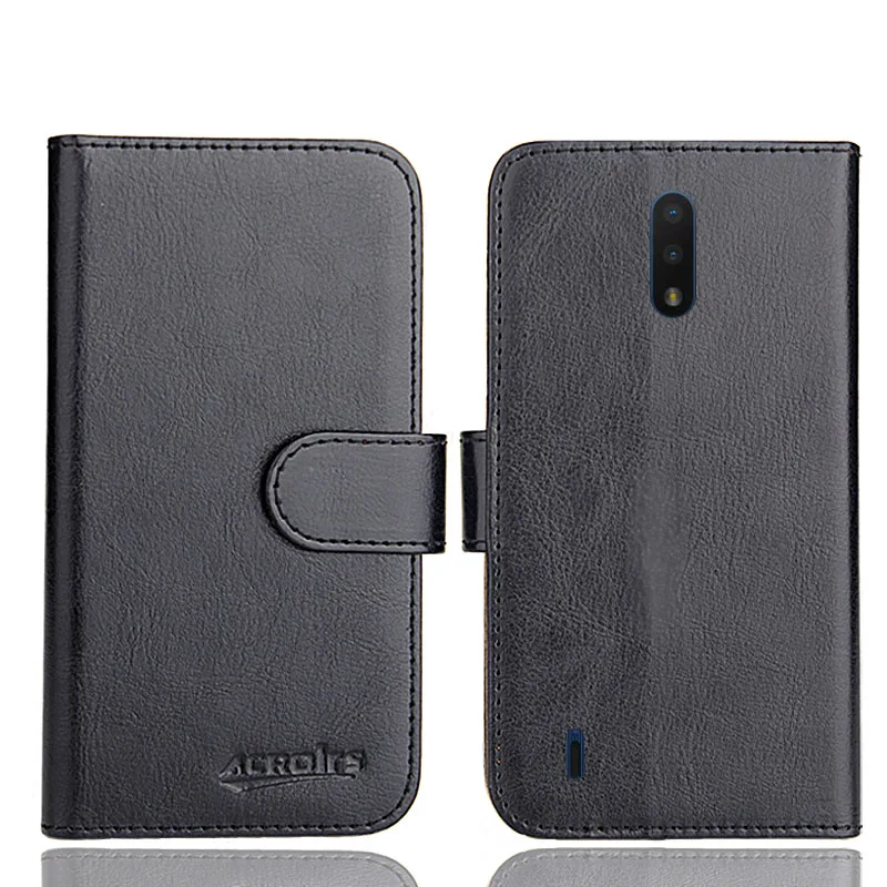 Custodia Nokia C2 Tava 5.45 "Nuova! Portafoglio Per Carte Di Credito Con Custodia Protettiva Speciale In Pelle Di Lusso Dedicata A 6 Colori