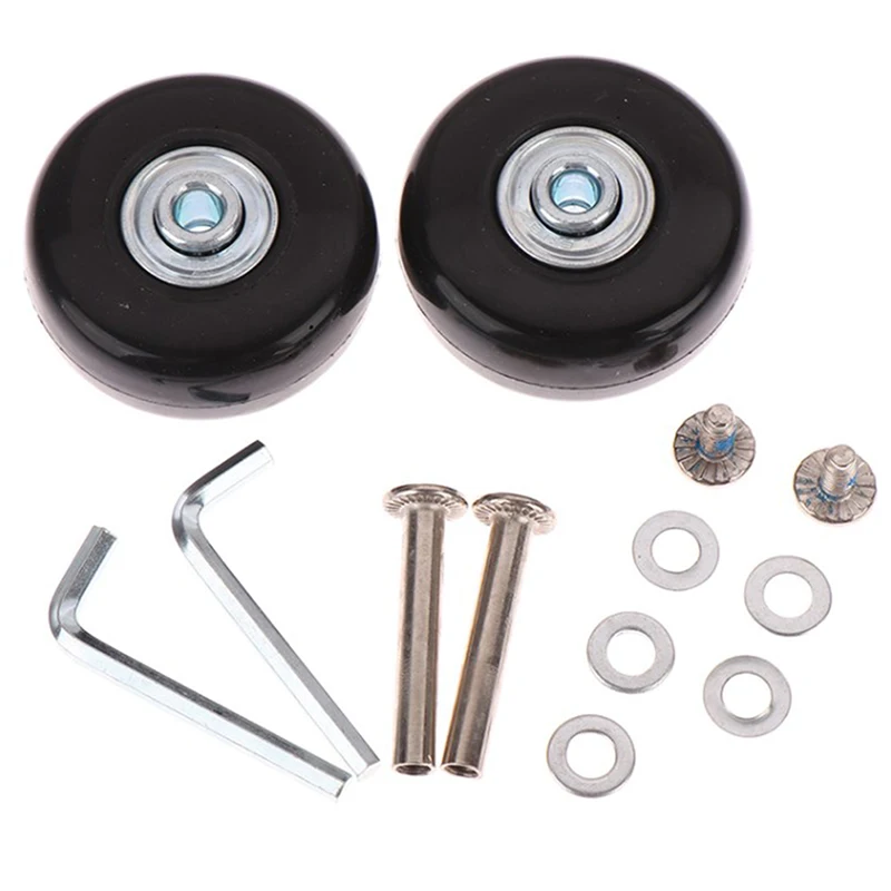 

Luggage Suitcase Replacement Wheels Dia50/54/60mm Suitcase Parts Axles Durable Sliding Resistant Flexible Casters