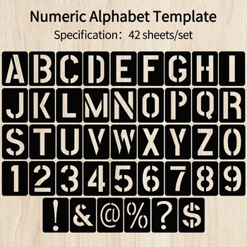 Reusable Craft Stencil Set 1