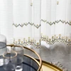 Pastoral Style Embroidered Sheer Curtains American Style Window Tulle  Balcony Bedroom Bay Window White Tulle Curtains 5
