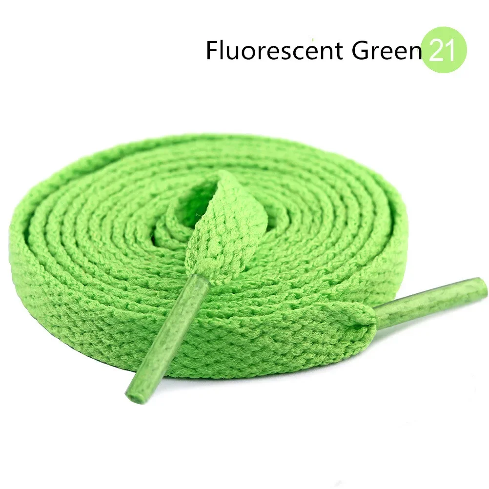 Vibrant Flat Fashion Shoelaces - Colorful Shoe Strings