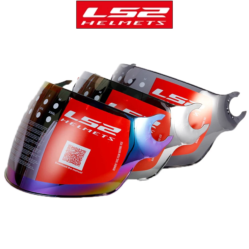 OriginLS2 global store original LS2 OF562 open face motorcycle helmet visor replace sunglasses extra lens For ls2 airflow helmet