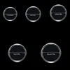 10pcs/lot Coins Storage Capsules Plastic Coin Holder Coin Protection Box Transparent Acrylic Small Circular Box Diameter 21-45mm 5