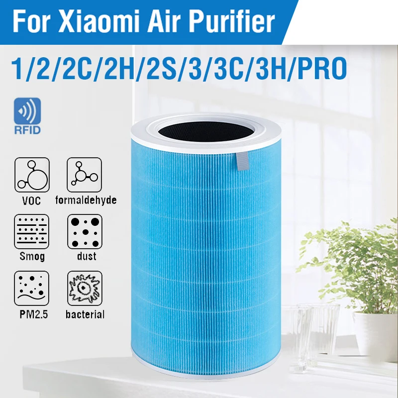 Hepa Filter For Xiaomi Mi Air Purifier 1 2 2S 2C 2H 3 3S 3C 3H Mijia Air Filters Carbon HEPA Replacement air filter