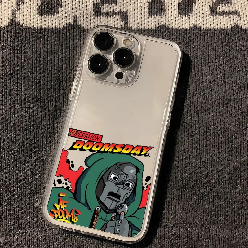 Stylish MF DOOM Transparent TPU Phone Case