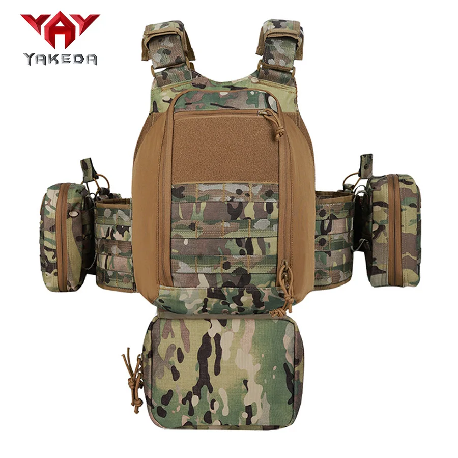 Camouflage Training Vest Outdoor Multi Functional Tactical Vest
