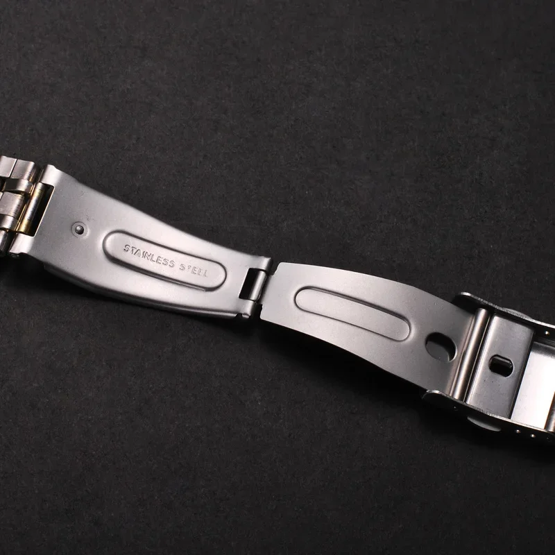 Stainless Steel Women's Bracelet Watch Band with Folding Safety Buckle